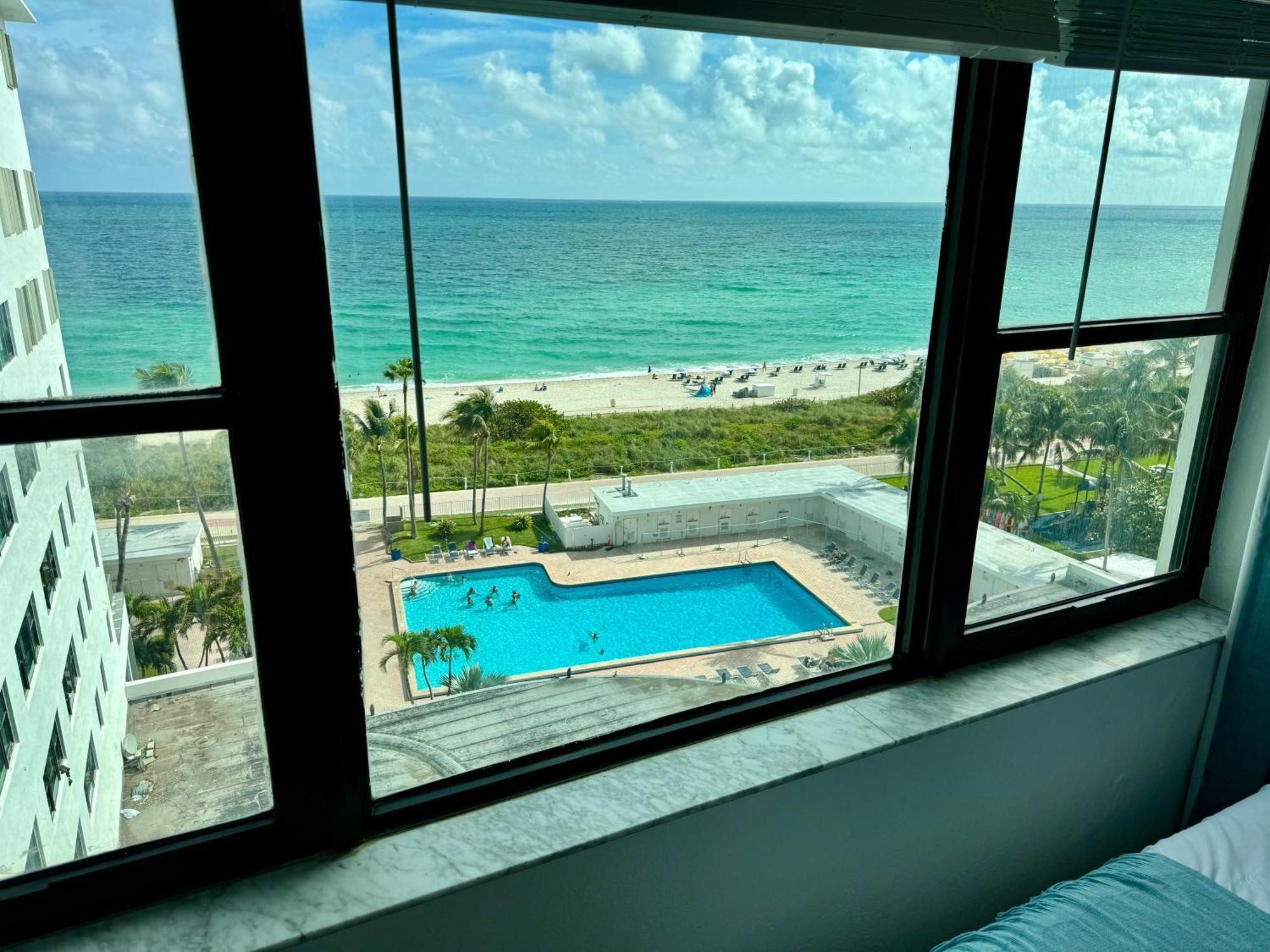 Directly On The Beach With Pool & Ocean View Miami Beach Dış mekan fotoğraf