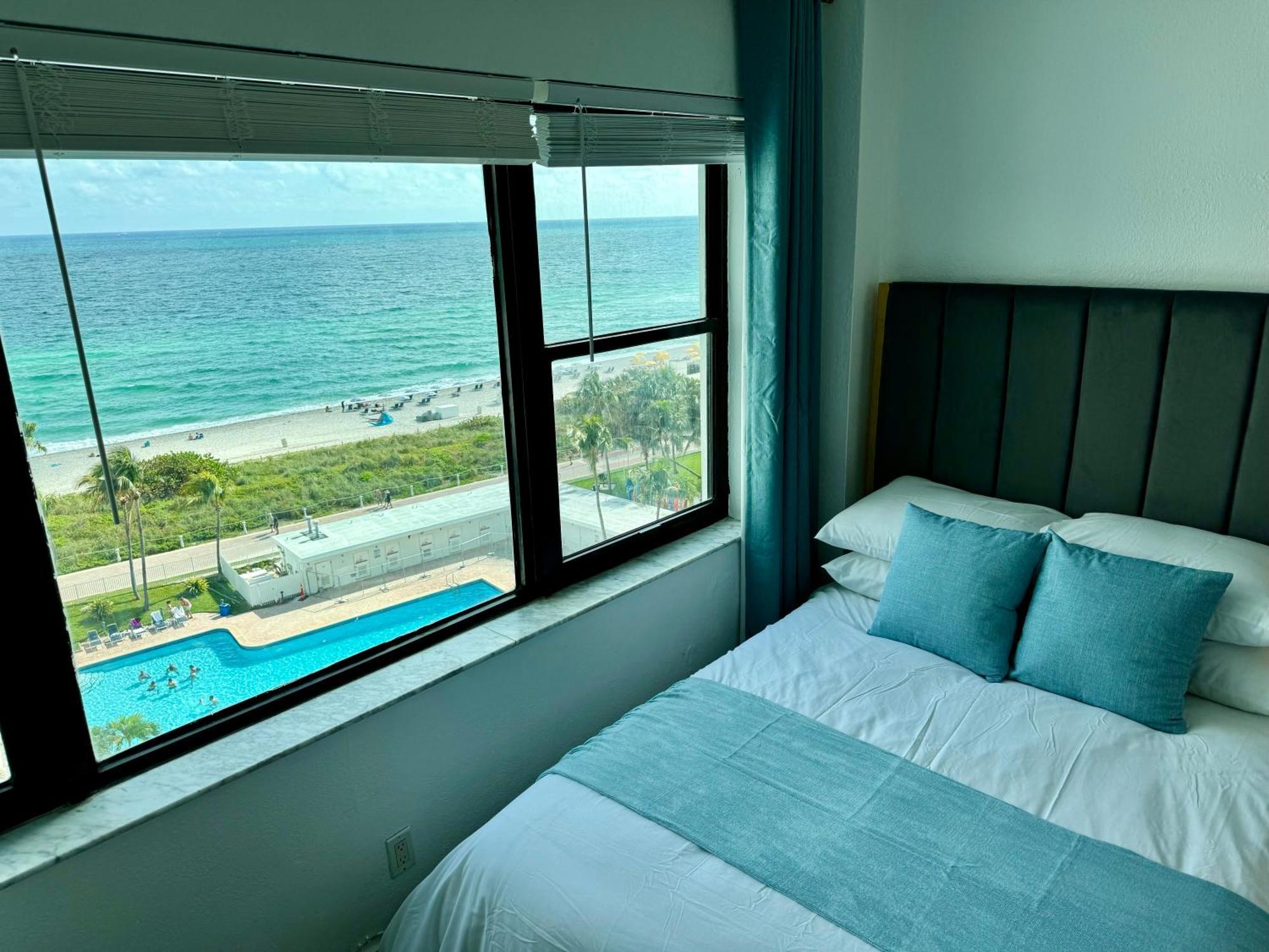 Directly On The Beach With Pool & Ocean View Miami Beach Dış mekan fotoğraf