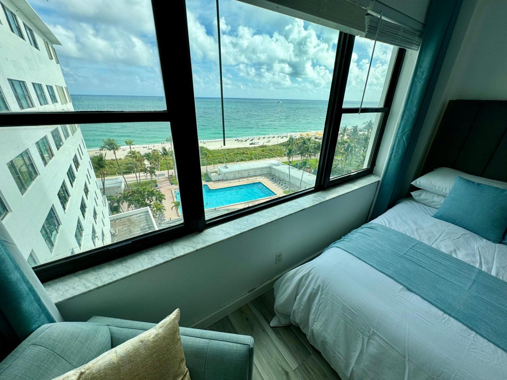 Directly On The Beach With Pool & Ocean View Miami Beach Dış mekan fotoğraf
